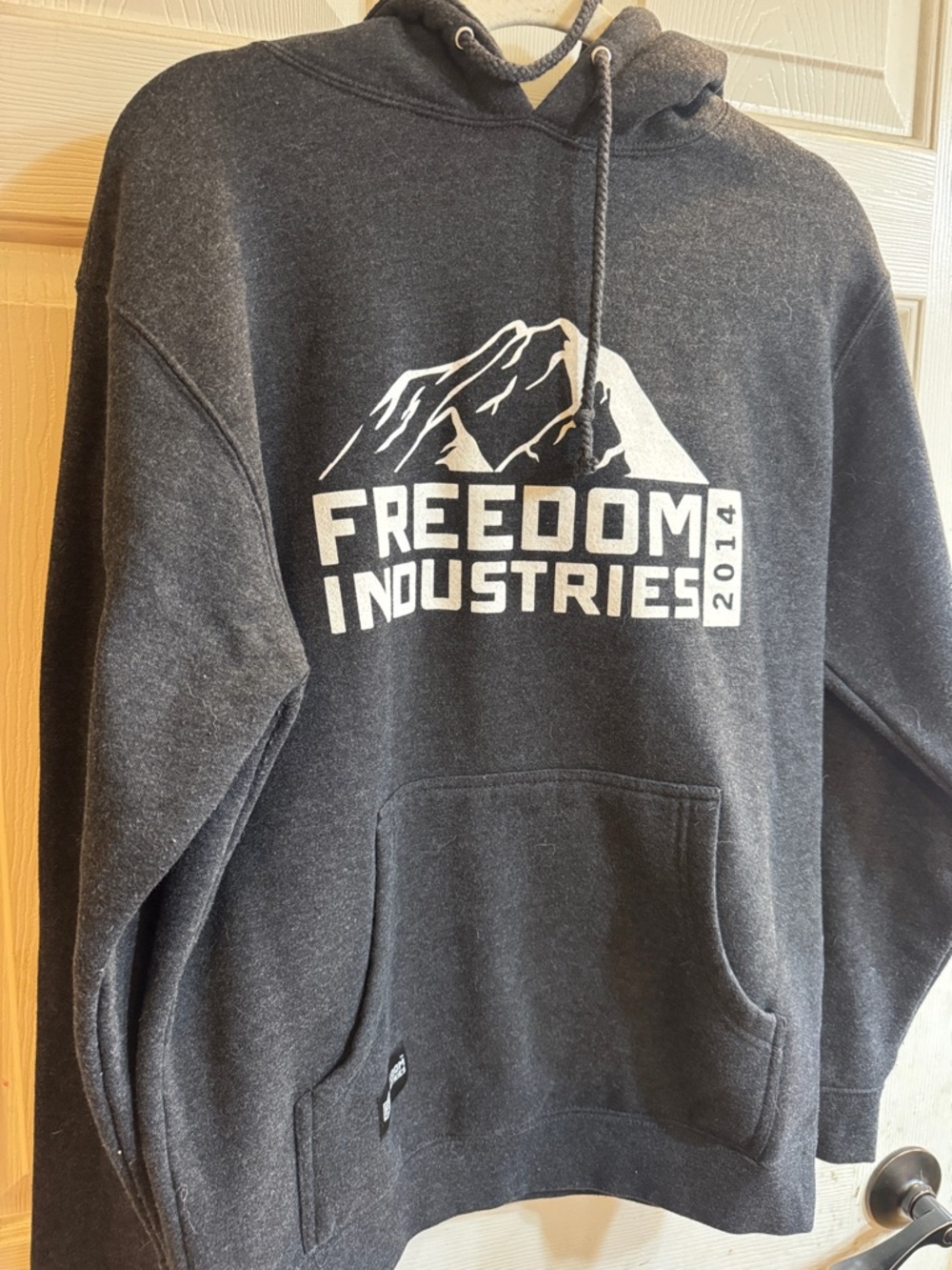 Freedom Industries Black Graphic Pullover Hoodie
